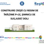 CONSTRUIRE CREȘĂ CU REGIM DE ÎNĂLȚIME P+1E, ȘIMNICU DE SUS, JUDEȚ DOLJ